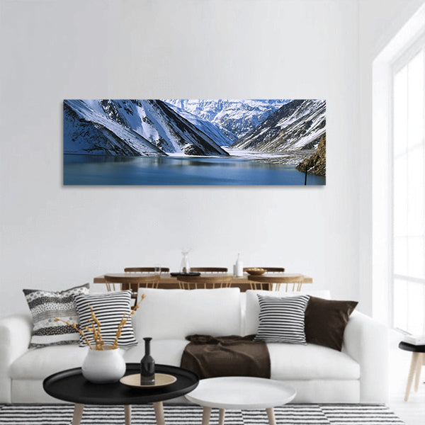 Landscape of mountain panoramic canvas wall art