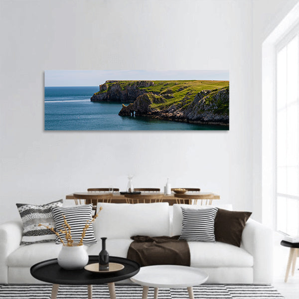 View of the beautiful Welsh panoramic canvas wall art