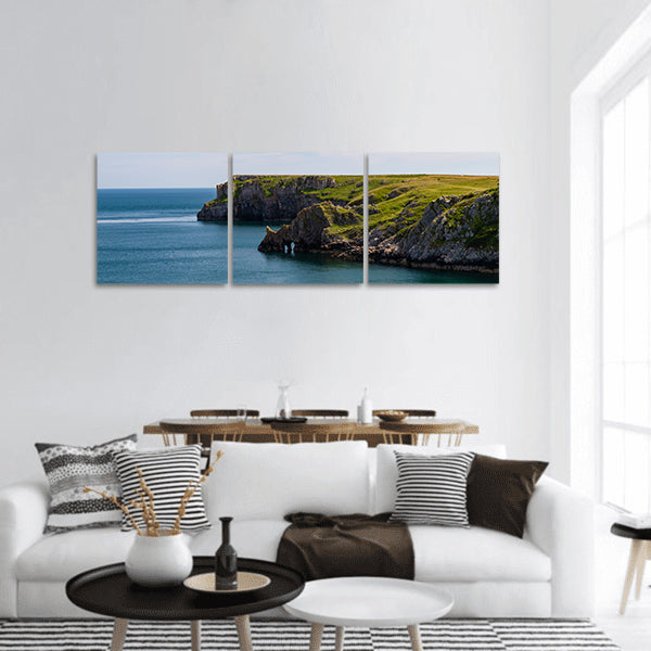 View of the beautiful Welsh panoramic canvas wall art