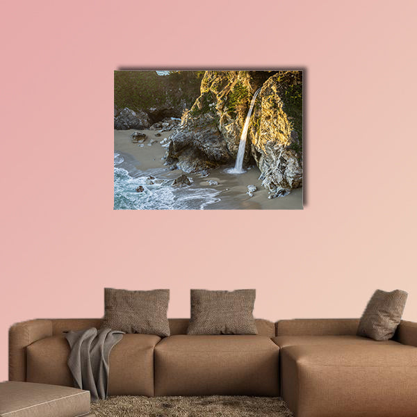 Mcway Falls in Julia Pfeiffer Burns State Park, Big Sur, California Multi panel canvas wall art