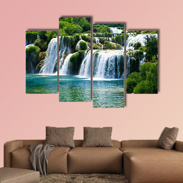 The waterfall multi panel canvas wall art
