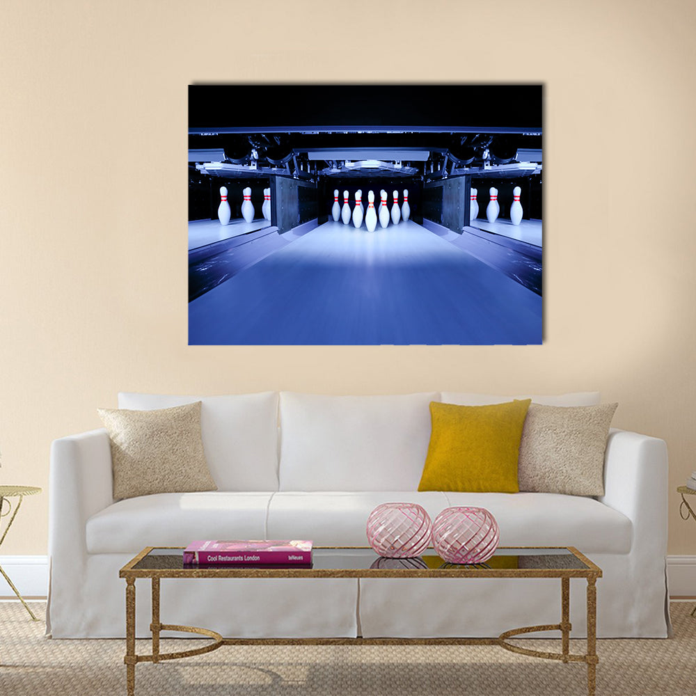 Bowling pins Multi panel canvas wall art