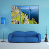 The home to the ruined remains of a Christian monastery multi panel canvas wall art