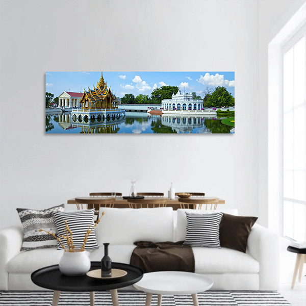 Bang Pa-In Palace panoramic canvas wall art