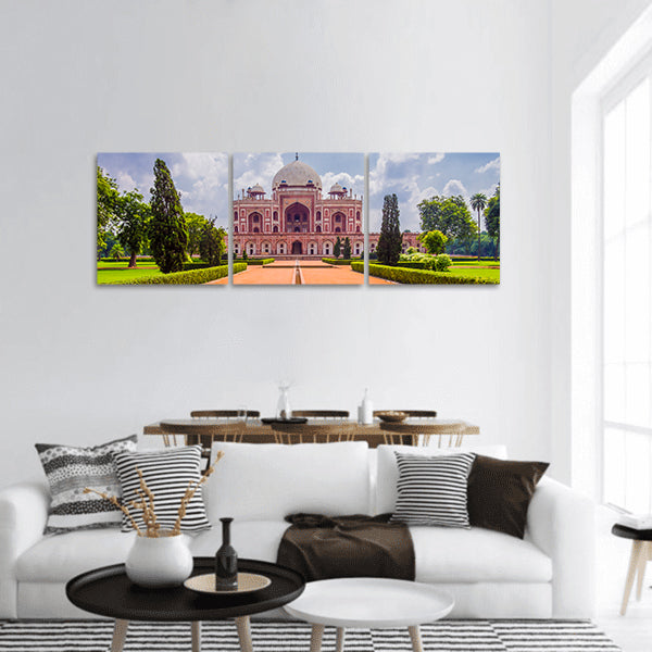 Tomb of Mughal Emperor panoramic canvas wall art