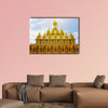 Amazing Thailand, Golden sanctuary Architecture  multi panel canvas wall art