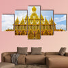 Amazing Thailand, Golden sanctuary Architecture  multi panel canvas wall art