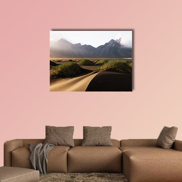 Incredible view of the famous Stokksnes Mountains wall art