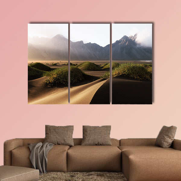 Incredible view of the famous Stokksnes Mountains wall art