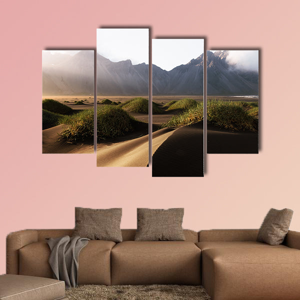 Incredible view of the famous Stokksnes Mountains wall art