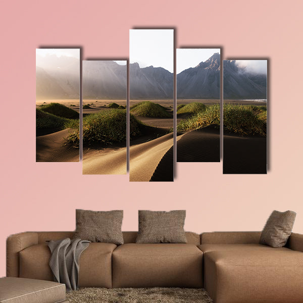 Incredible view of the famous Stokksnes Mountains wall art