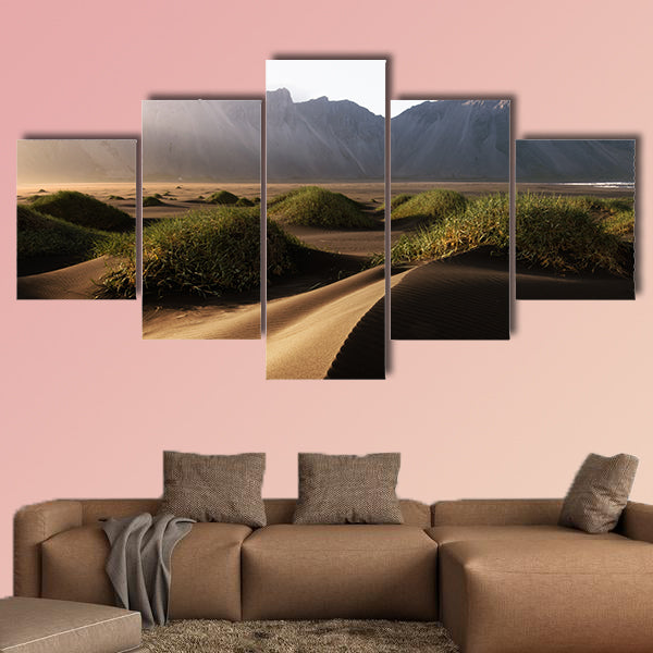 Incredible view of the famous Stokksnes Mountains wall art