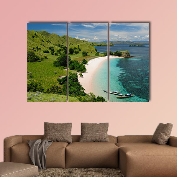 Komodo national park multi panel canvas wall art