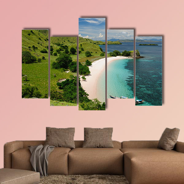 Komodo national park multi panel canvas wall art