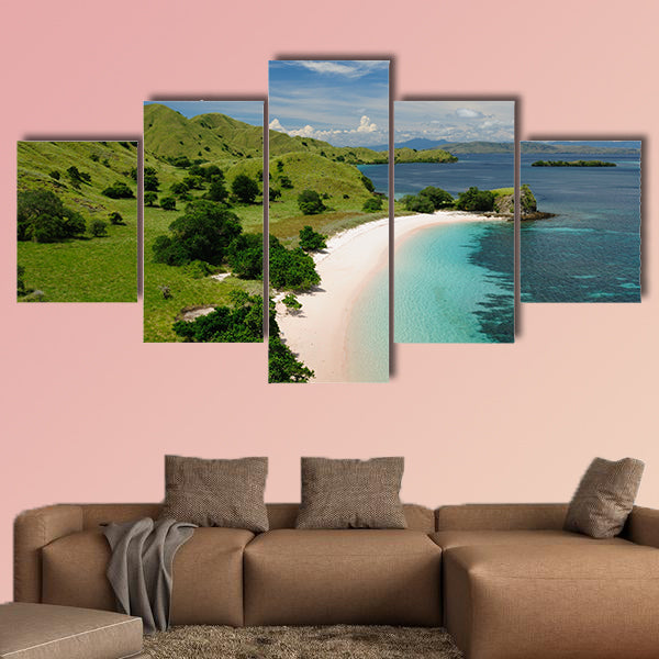 Komodo national park multi panel canvas wall art