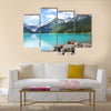 Beautiful Lake Louise located in the Banff National Park multi panel canvas wall art