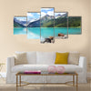 Beautiful Lake Louise located in the Banff National Park multi panel canvas wall art