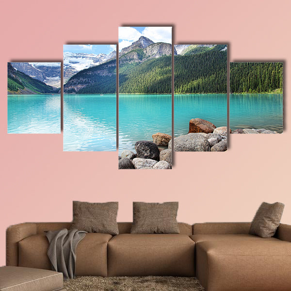 Beautiful Lake Louise located in the Banff National Park, Alberta wall art