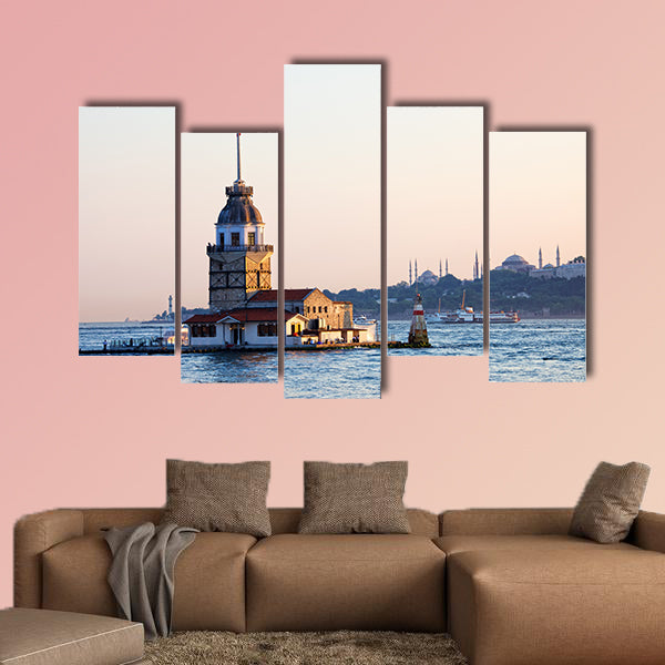 Maiden Tower multi panel canvas wall art