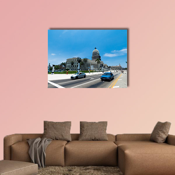 National Capitol Building, El Capitolio in Havana, Cuba multi panel canvas wall art