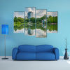 Harlem Meer in Central Park, Manhattan, New York City multi panel canvas wall art