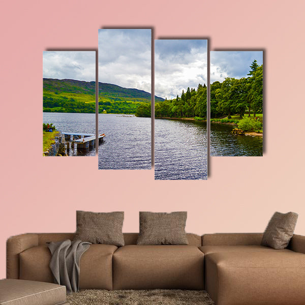 Loch Ness from Fort Augustus, in Highlands canvas wall art