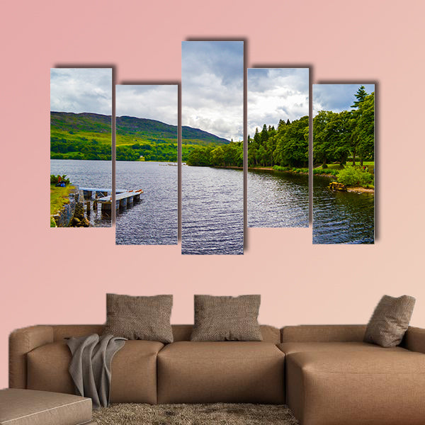 Loch Ness from Fort Augustus, in Highlands canvas wall art