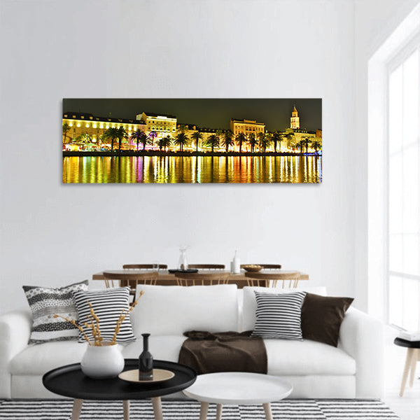 Old town of Split city panoramic canvas wall art