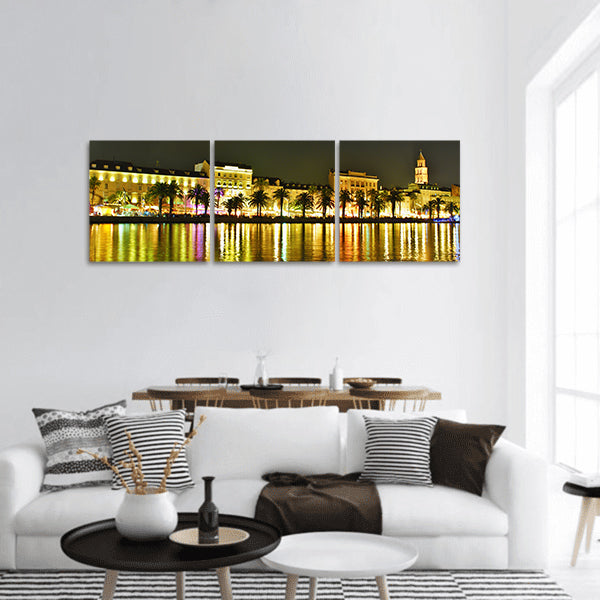 Old town of Split city panoramic canvas wall art