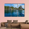 Blue sea at summer in Palawan, Philippines multi panel canvas wall art