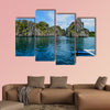 Blue sea at summer in Palawan, Philippines multi panel canvas wall art