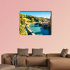 Bern old town with river in Switzerland multi panel canvas wall art