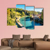 Bern old town with river in Switzerland multi panel canvas wall art