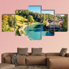 Bern old town with river in Switzerland multi panel canvas wall art