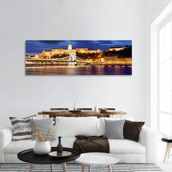 Chain Bridge panoramic canvas wall art