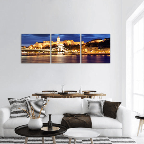 Chain Bridge panoramic canvas wall art