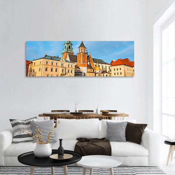 Krakow, Poland Wawel Castle in Krakow ,landmark in Poland panoramic canvas wall art