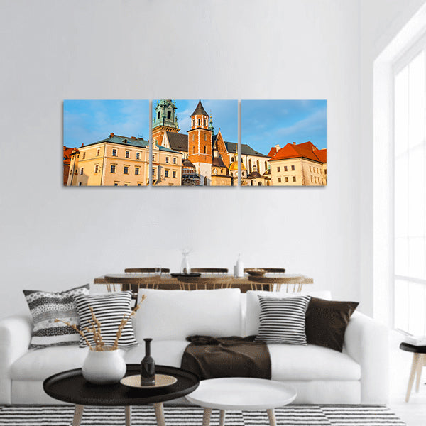 Krakow, Poland Wawel Castle in Krakow ,landmark in Poland panoramic canvas wall art