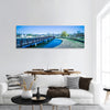 The famous flower gardens Hirschstetten in Vienna, Austria panoramic canvas wall art