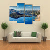 The Blue Jewel of Oregon. Deep blue lake inside Multi panel canvas wall art