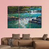 On the canvas picturesque canyon canyon "Koryta" is depicted, multi panel canvas wall art