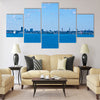 view of the cityscape of Tallinn from the sea Multi panel canvas wall art