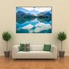 Panorama view on Nordfjorden and Svartisen glacier Multi panel canvas wall art