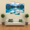 Panorama view on Nordfjorden and Svartisen glacier Multi panel canvas wall art