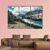 View over Peyto Lake, Banff National Park Canada Multi panel canvas wall art