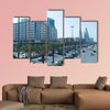 King Fahad Road Early in the Morning in Riyadh multi panel canvas wall art