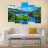 Amazing landscape with creeks and lakes in the Scottish Highlands multi panel canvas wall art