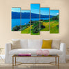 The blue water of Loch Ness in the Scotland multi panel canvas wall art