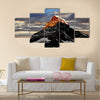 Sunrise on the Matterhorn Multi panel canvas wall art