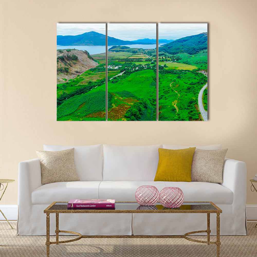 The amazing Scottish Highlands, multi panel canvas wall art